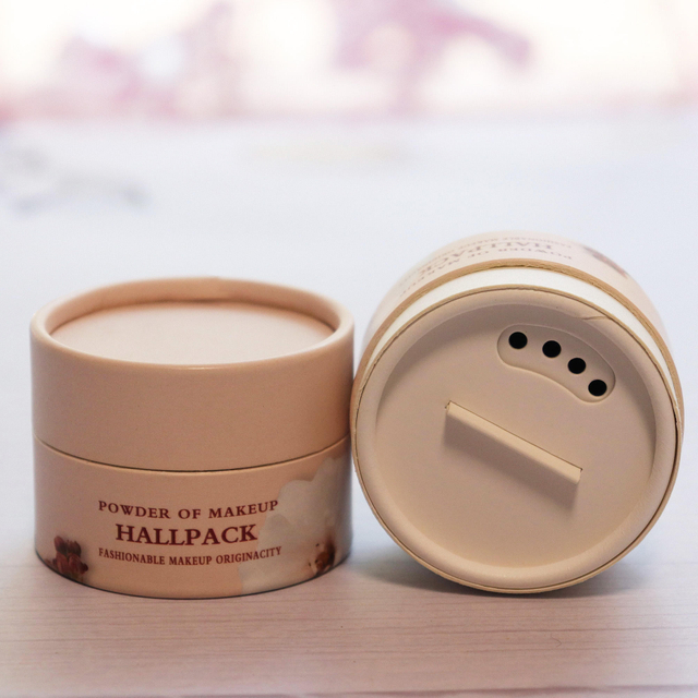 Настройте экологически безопасные бумажные тубы из пищевой бумаги для цилиндра для упаковки порошка для тела