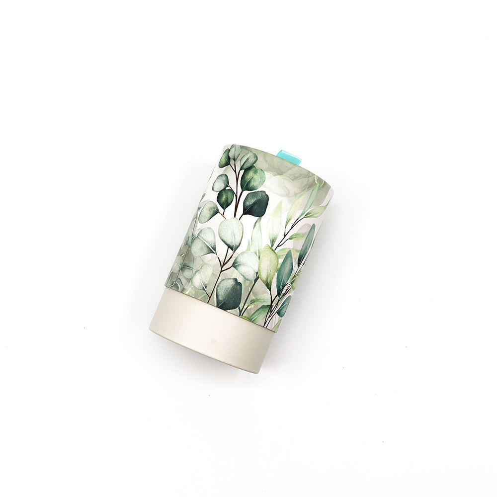 Hallpack экологически чистый индивидуальный дизайн, круглая коробка для чая, кофе в зернах, цилиндр, картонная коробка для упаковки пищевых продуктов, бумажная трубка