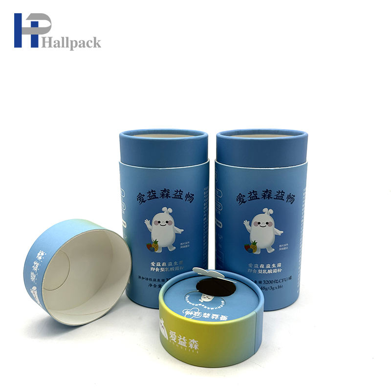 Изготовленная на заказ пустая упаковка бумажных трубок разрыва пробок частной метки круглая биоразлагаемая легкая