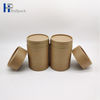 Биоразлагаемая круглая упаковочная коробка, крафт-тюбик, упаковка для чая, картонная бумажная трубка