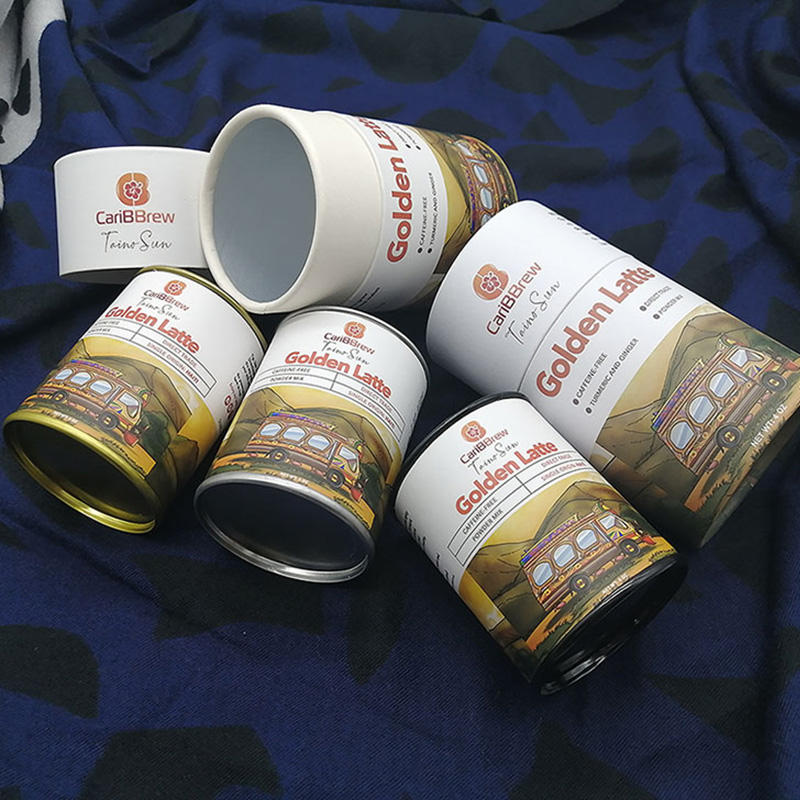 Железная покрывающая бумага Бумажные тубы для еды Бумажные тубы для чая Упаковка бумажных туб для кофе