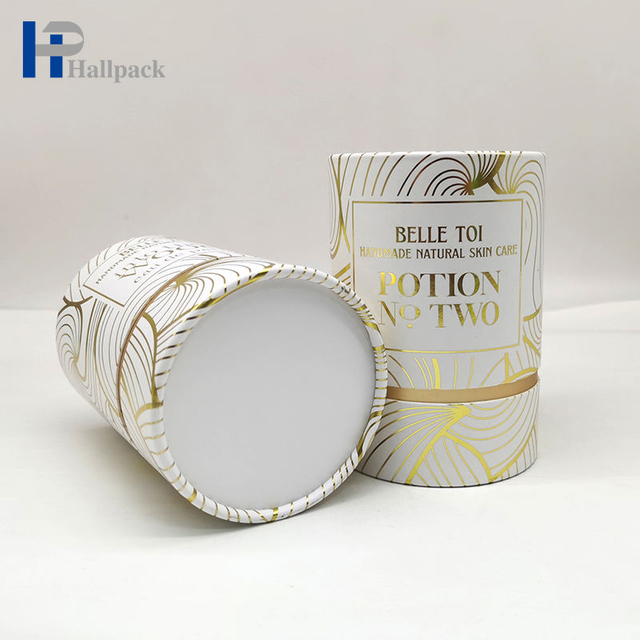 Индивидуальная круглая бумажная упаковка с голой талией, оптовая продажа трубки из крафт-бумаги