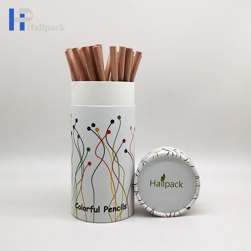 Упаковка трубки Крафт-бумаги кисти для макияжа изготовленного на заказ цилиндра картины косметическая