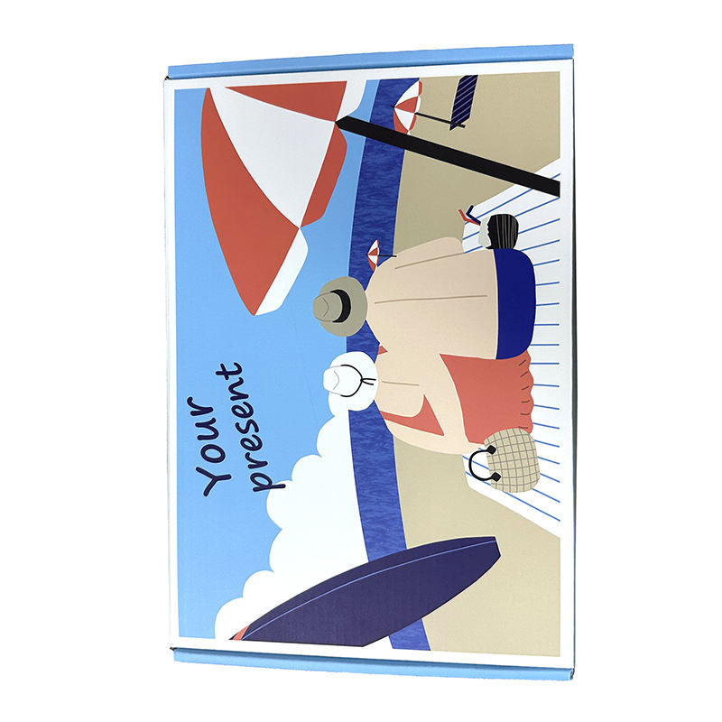 Коробка из гофрированной бумаги свободного дизайна, доставка косметической коробки, коробка для самолета