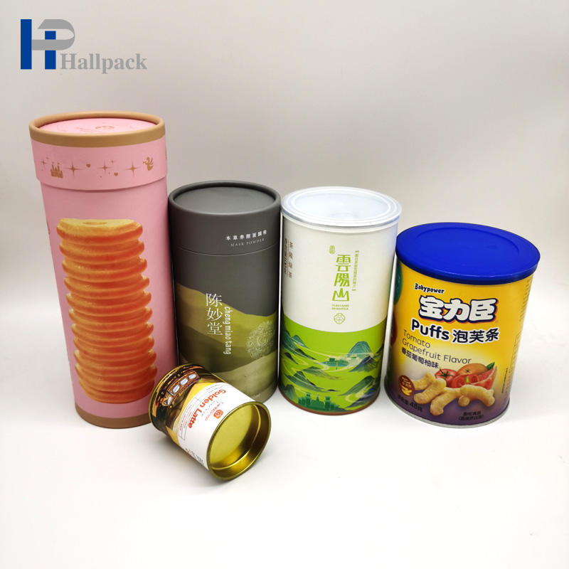 Дисплей Портсигар Круглая бумажная трубка Упаковка Цилиндр Бумажная трубка