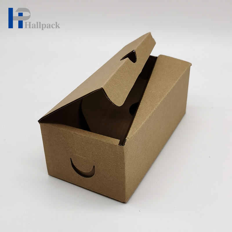 Изготовленная на заказ картонная коробка из гофрированной бумаги из крафт-бумаги напечатанная упаковочная коробка