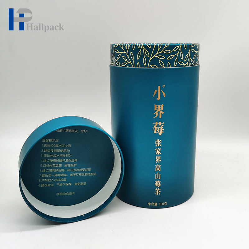 Оптовые переработанные пищевые бумажные трубки для чая, кофе, крафт-цилиндров