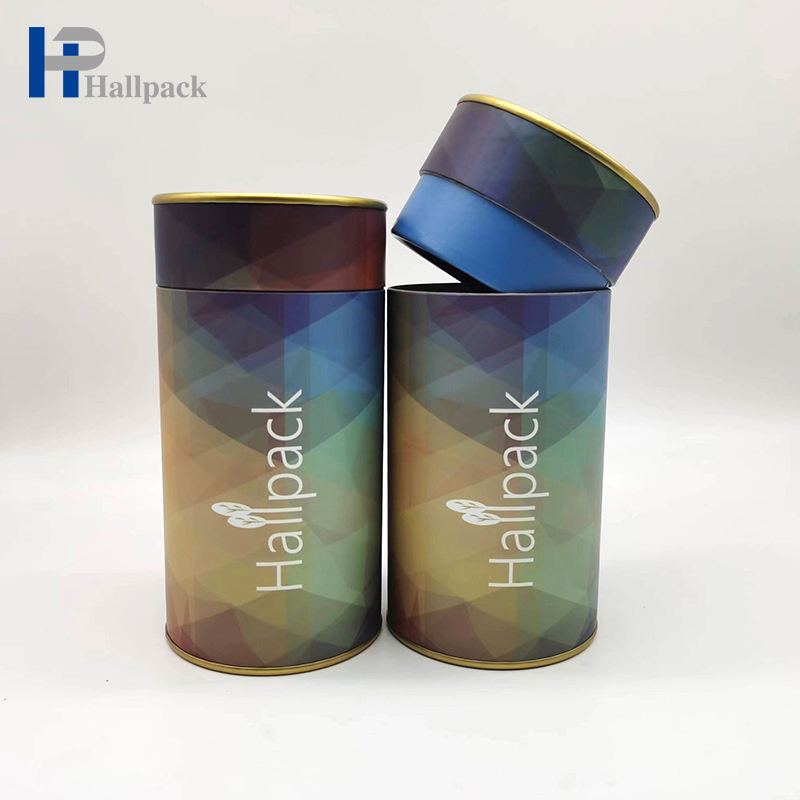 Упаковка трубки картона бумаги Крафт печатания цвета нестандартной конструкции с логотипом