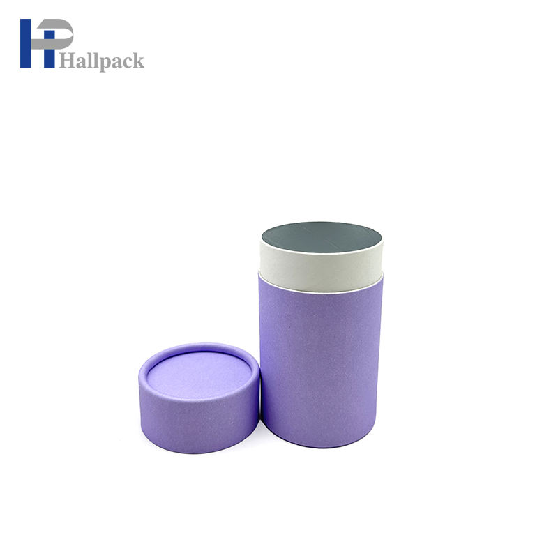 Изготовленная на заказ биоразлагаемая алюминиевая фольга, картонная круглая коробка, пищевая бумажная упаковка для туб, упаковка для чая, кофе, печенья, бумажная упаковка
