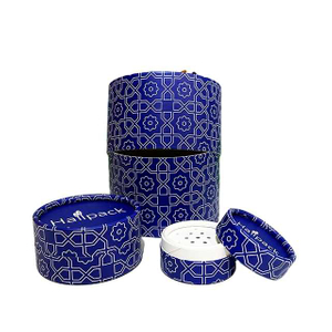 Индивидуальная круглая коробка для туб Hallpack для упаковки в бумажный цилиндр для косметической упаковки с сухим порошком