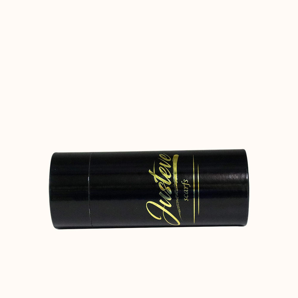 Экологичная коробка из крафт-бумаги с золотым принтом, биоразлагаемая упаковка для свечей со штамповкой, исчезающая печать на ткани