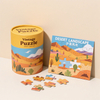 Eco Friendly Kraft Cardboard Count Box Puzzles Packaging Tube