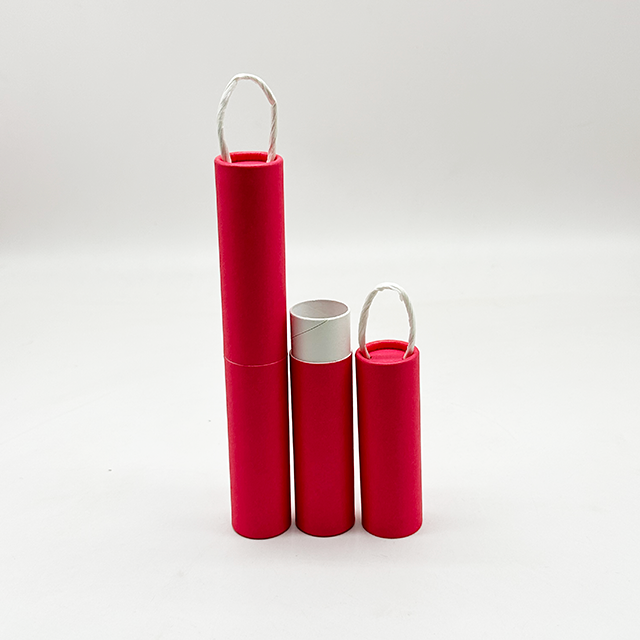 Hallpack индивидуальный дизайн, биоразлагаемый материал, круглая коробка для трубок для подарочного набора с лентой, крафт-цилиндр, бумажная коробка для щеток