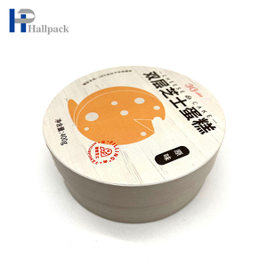 Картонная цилиндрическая коробка качества еды индивидуального дизайна Эко дружелюбная упаковала бумажную упаковку трубки для шоколадного торта печенья