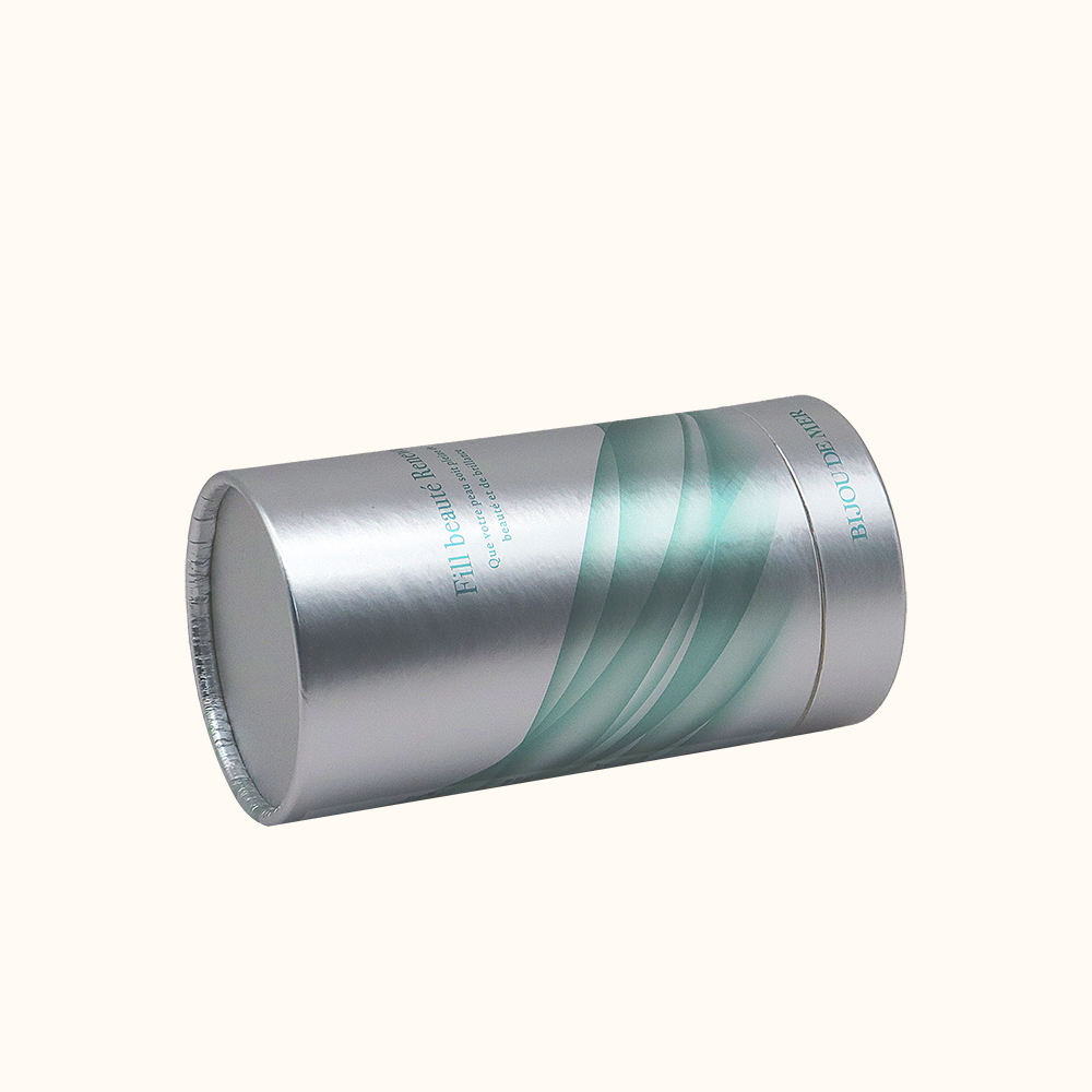 Биоразлагаемый цилиндр из жесткого картона для рукоделия, косметический бумажный тубус, обработка поверхности, упаковка бумажных туб для печати