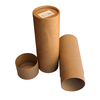 Почтовая доставка, более дешевая упаковочная трубка, высококачественная экологически чистая трубка из крафт-бумаги, индивидуальный размер для ремесленной свечи