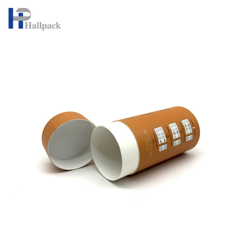 Горячая продажа пустая бумажная туба упаковка нижнего белья цилиндр бумажная туба