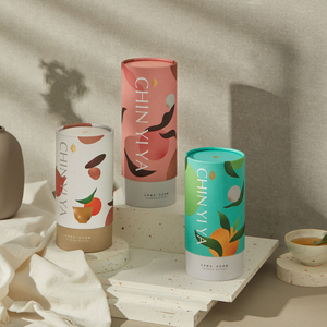 Экологичная изготовленная на заказ упаковка коробки цилиндра картона ремесла бумажная упаковка трубки для свечи