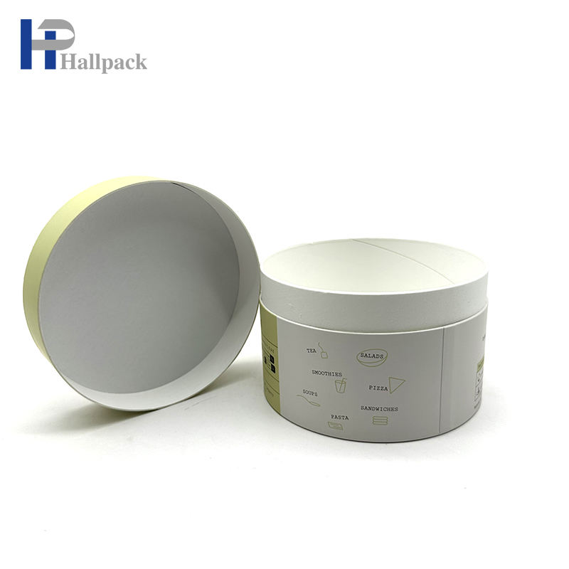 Оптовые бумажные тубы для чая, переработанная коробка для кофе, упаковочная бумажная трубка