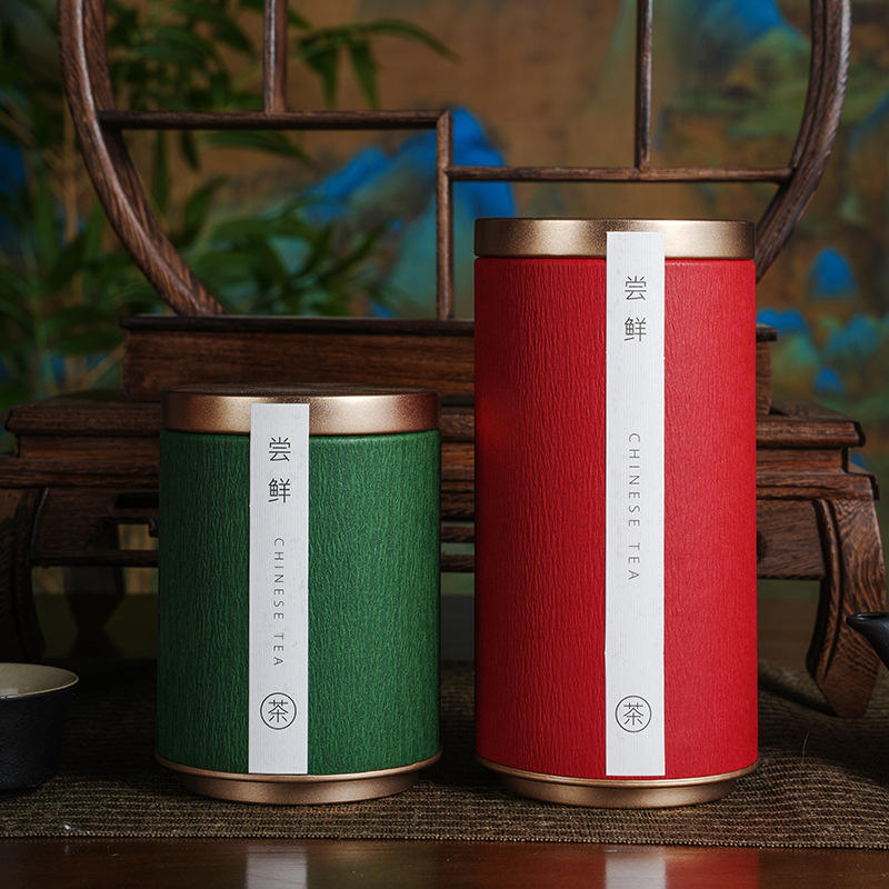 Пригодная для вторичной переработки упаковка для кофейных зерен, порошок, картон, бумажный тубус, роскошная бумажная упаковка на заказ, контейнер для пищевых продуктов