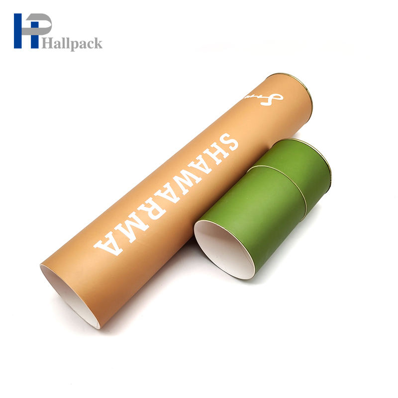 Горячие продукты цилиндрическая трубка для упаковки картофельных чипсов туба из пищевой бумаги