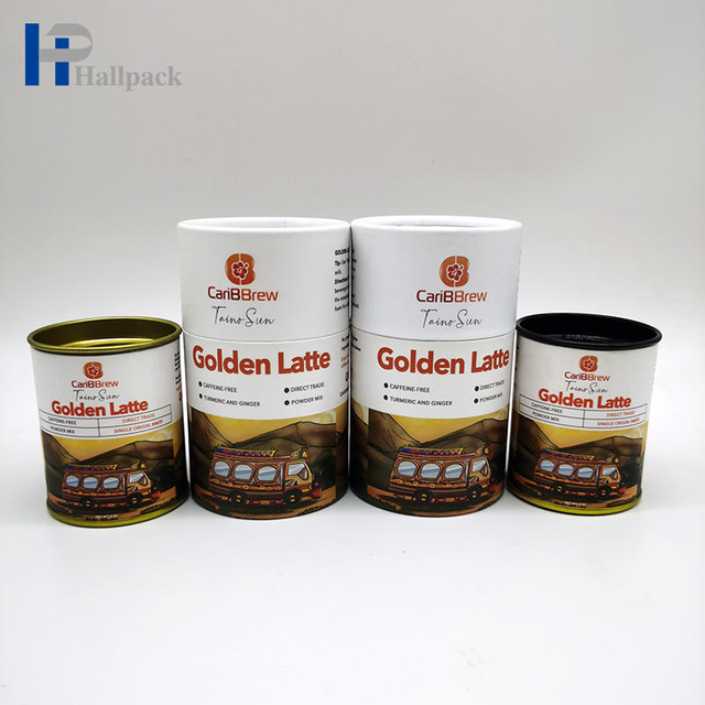 Железная покрывающая бумага Бумажные тубы для еды Бумажные тубы для чая Упаковка бумажных туб для кофе