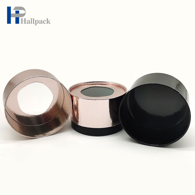 Биодеградабле круглая упаковывая трубка цилиндра трубки бумажная трубка с ясным окном Пвк