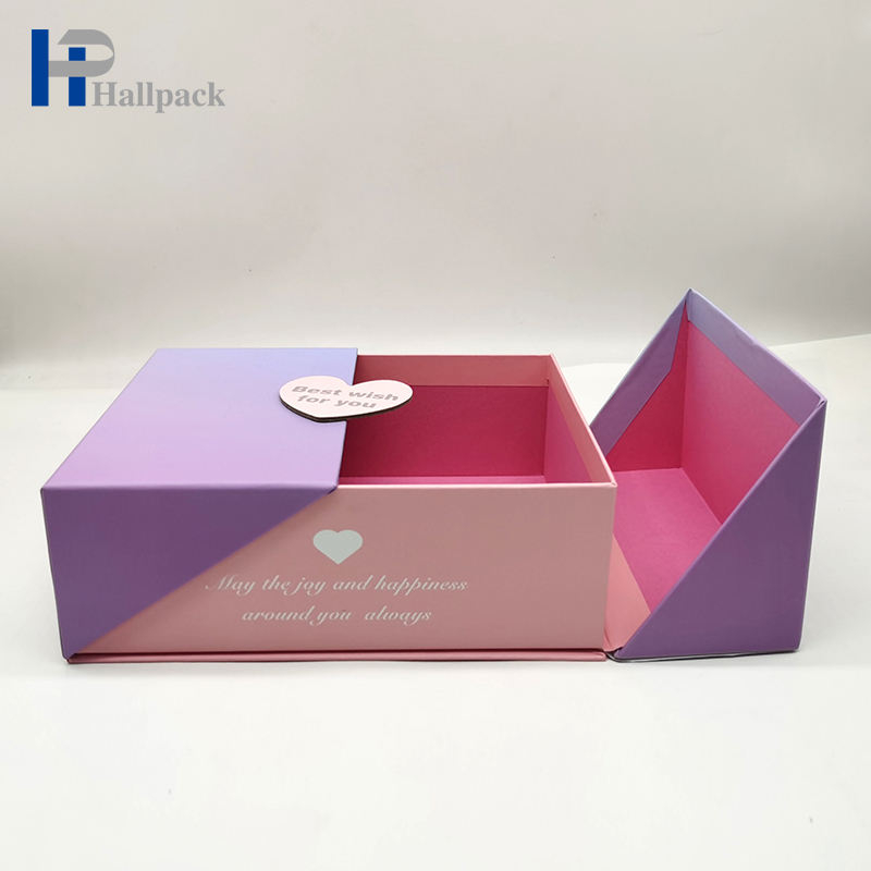 Оптовая торговля изготовленной на заказ печатной картонной коробке ручной работы пустая подарочная коробка