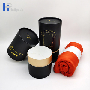 Биоразлагаемая бумажная трубка пищевого качества, упаковка футболки, круглая бумажная трубка