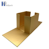 Оптовая торговля складная золотая упаковочная бумажная коробка квадратная форма магнитная крышка бумажная коробка
