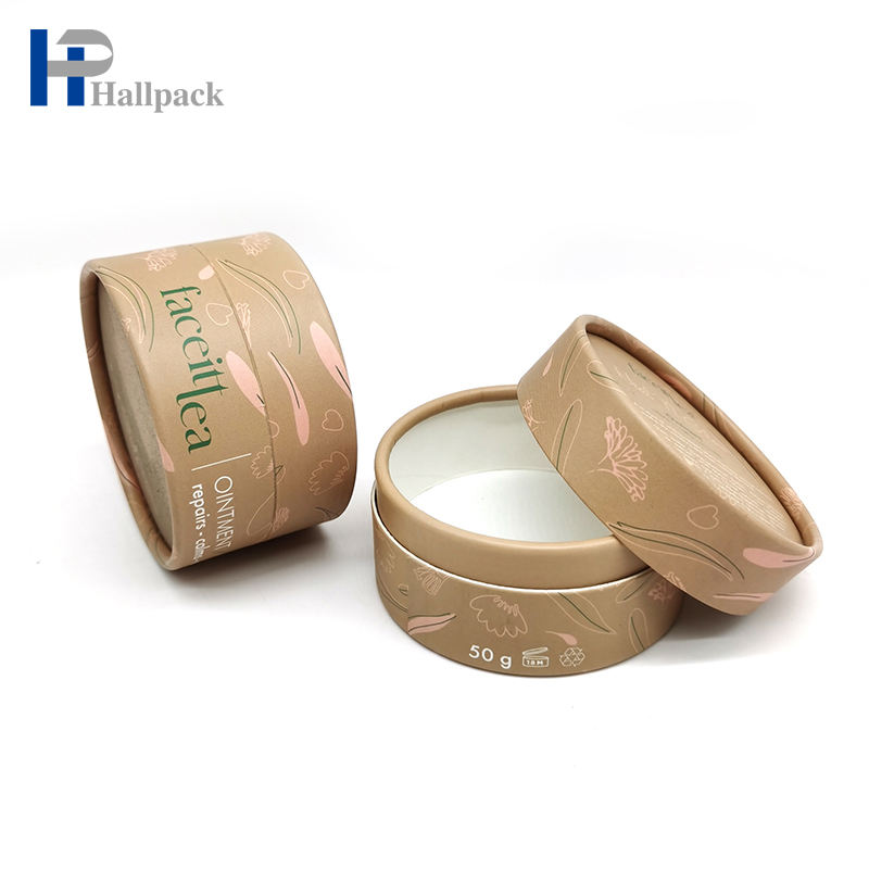 Широко используемый изготовленный на заказ крафт-картон, подарочная косметическая бумага, упаковка, вощеная бумажная трубка
